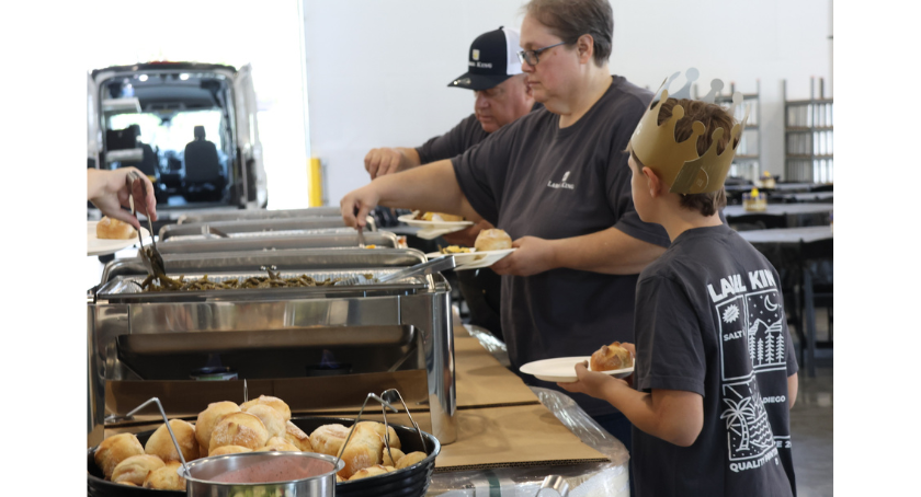 Guests were treated to a BBQ lunch.